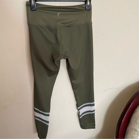 ZYIA Active Army Green Mesh Light N Tight High Rise Leggings Size Small - Picture 5 of 6